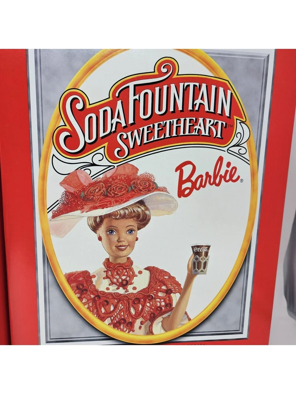 1st In Series Coca-Cola Fashion Classic Barbie Soda Fountain Sweetheart 1996